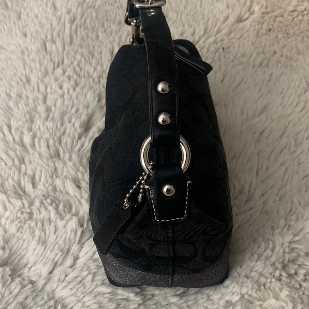 Coach Black and Gray Mini Bag - Picture 5 of 7